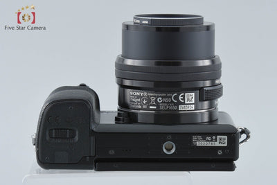 【中古】SONY ソニー α6000 ILCE-6000 ブラック パワーズームレンズキット シャッター回数僅少 多言語対応