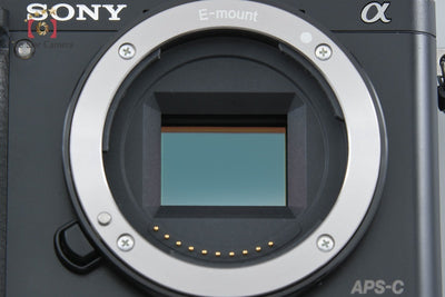 【中古】SONY ソニー α6000 ILCE-6000 ブラック パワーズームレンズキット シャッター回数僅少 多言語対応