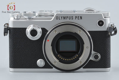 【中古】OLYMPUS オリンパス PEN-F シルバー ミラーレス一眼カメラ シャッター回数僅少 元箱付き