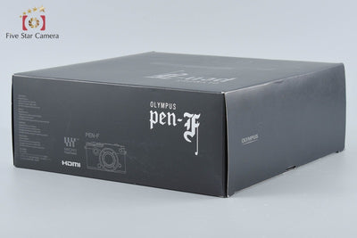 【中古】OLYMPUS オリンパス PEN-F シルバー ミラーレス一眼カメラ シャッター回数僅少 元箱付き