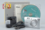 【中古】Nikon ニコン COOLPIX S3600 クリスタルシルバー コンパクトデジタルカメラ 元箱付き