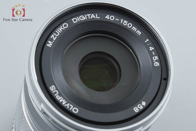 【中古】OLYMPUS オリンパス M.ZUIKO DIGITAL ED 40-150mm f/4-5.6 R シルバー