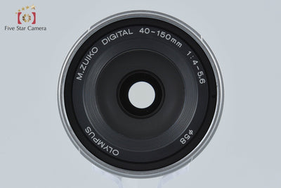 【中古】OLYMPUS オリンパス M.ZUIKO DIGITAL ED 40-150mm f/4-5.6 R シルバー
