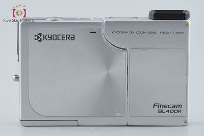 【中古】Kyocera 京セラ Finecam SL400R シルバー コンパクトデジタルカメラ