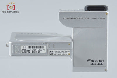 【中古】Kyocera 京セラ Finecam SL400R シルバー コンパクトデジタルカメラ