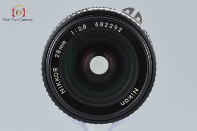 【中古】Nikon ニコン Ai-S NIKKOR 28mm f/2.8