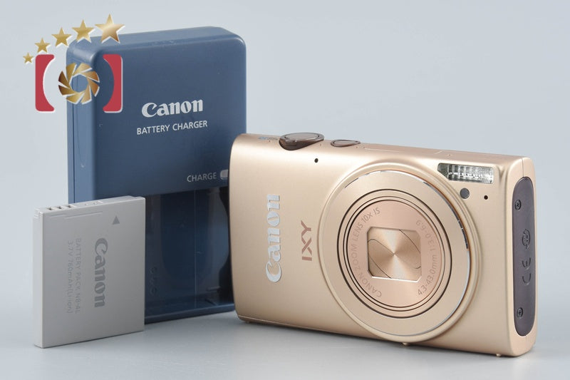 【中古】Canon キヤノン IXY 620F ゴールド コンパクトデジタルカメラ