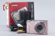 【中古】Casio カシオ EXILIM EX-H15 ピンク コンパクトデジタルカメラ 元箱付き