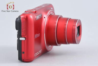 【中古】Nikon ニコン COOLPIX S6600 ラズベリーレッド コンパクトデジタルカメラ