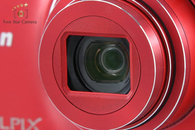 【中古】Nikon ニコン COOLPIX S6600 ラズベリーレッド コンパクトデジタルカメラ