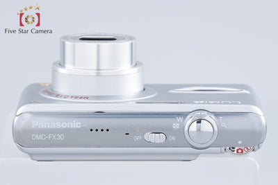 【中古】Panasonic パナソニック LUMIX DMC-FX30 プレシャスシルバー コンパクトデジタルカメラ