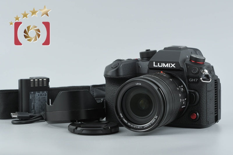 【中古】Panasonic パナソニック LUMIX DC-GH7 標準ズームレンズキット シャッター回数僅少