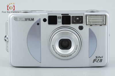 【中古】FUJIFILM 富士フイルム Silvi F2.8 シルバー コンパクトフィルムカメラ