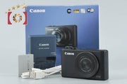 【中古】Canon キヤノン PowerShot S110 ブラック コンパクトデジタルカメラ 元箱付き