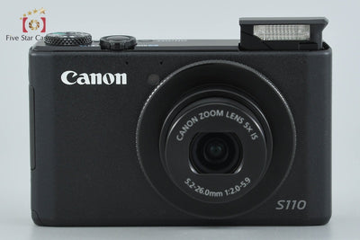 【中古】Canon キヤノン PowerShot S110 ブラック コンパクトデジタルカメラ 元箱付き
