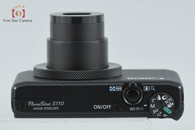 【中古】Canon キヤノン PowerShot S110 ブラック コンパクトデジタルカメラ 元箱付き