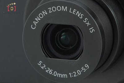 【中古】Canon キヤノン PowerShot S110 ブラック コンパクトデジタルカメラ 元箱付き