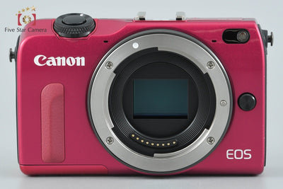 【中古】Canon キヤノン EOS M2 レッド ミラーレス一眼カメラ
