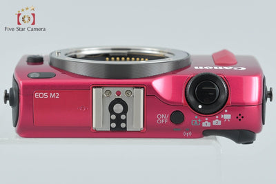 【中古】Canon キヤノン EOS M2 レッド ミラーレス一眼カメラ