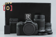 【中古】Canon キヤノン EOS R50 ダブルズームキット ブラック 元箱付き