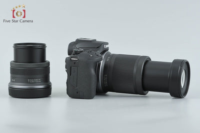 【中古】Canon キヤノン EOS R50 ダブルズームキット ブラック 元箱付き