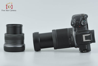 【中古】Canon キヤノン EOS R50 ダブルズームキット ブラック 元箱付き