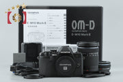 【中古】OLYMPUS オリンパス OM-D E-M10 Mark III EZ ダブルズームキット ブラック シャッター回数僅少 元箱付き