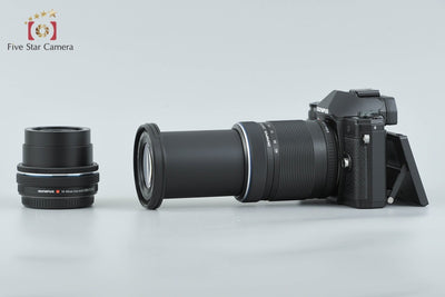 【中古】OLYMPUS オリンパス OM-D E-M10 Mark III EZ ダブルズームキット ブラック シャッター回数僅少 元箱付き