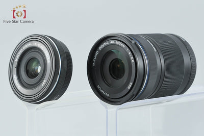 【中古】OLYMPUS オリンパス OM-D E-M10 Mark III EZ ダブルズームキット ブラック シャッター回数僅少 元箱付き