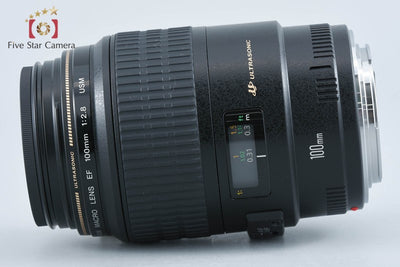 【中古】Canon キヤノン EF 100mm f/2.8 MACRO USM 元箱付き