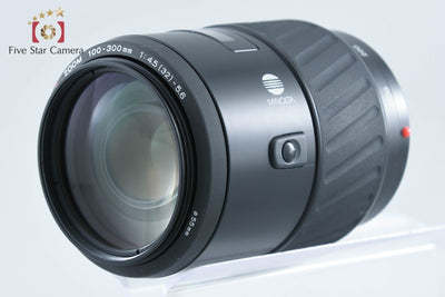【中古】MINOLTA ミノルタ AF ZOOM 100-300mm f/4.5-5.6 ソニー/ミノルタAマウント用