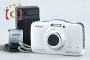 【中古】Nikon ニコン COOLPIX S32 ホワイト コンパクトデジタルカメラ