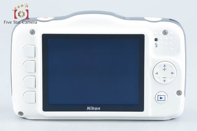 【中古】Nikon ニコン COOLPIX S32 ホワイト コンパクトデジタルカメラ