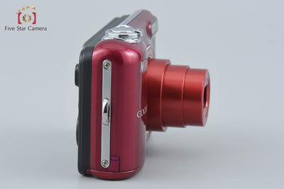 【中古】Nikon ニコン COOLPIX L32 レッド コンパクトデジタルカメラ 元箱付き