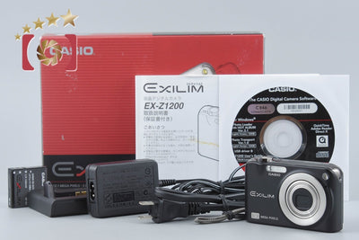 【中古】Casio カシオ EXILIM ZOOM EX-Z1200 ブラック コンパクトデジタルカメラ 元箱付き