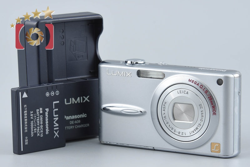 【中古】Panasonic パナソニック LUMIX DMC-FX30 プレシャスシルバー コンパクトデジタルカメラ