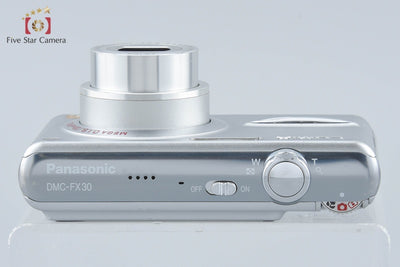 【中古】Panasonic パナソニック LUMIX DMC-FX30 プレシャスシルバー コンパクトデジタルカメラ