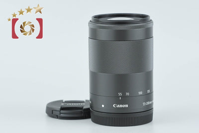 【中古】Canon キヤノン EF-M 55-200mm f/4.5-6.3 IS STM ブラック