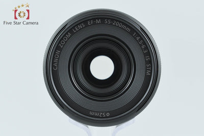 【中古】Canon キヤノン EF-M 55-200mm f/4.5-6.3 IS STM ブラック