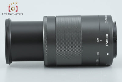 【中古】Canon キヤノン EF-M 55-200mm f/4.5-6.3 IS STM ブラック