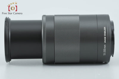 【中古】Canon キヤノン EF-M 55-200mm f/4.5-6.3 IS STM ブラック