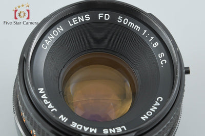 【中古】Canon キヤノン FD 50mm f/1.8 S.C.