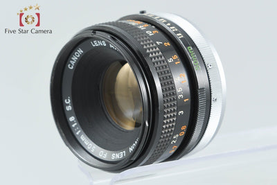 【中古】Canon キヤノン FD 50mm f/1.8 S.C.