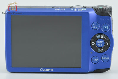 【中古】Canon キヤノン PowerShot A3300 IS ブルー コンパクトデジタルカメラ
