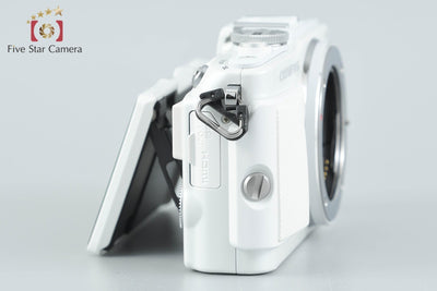 【中古】OLYMPUS オリンパス PEN Lite E-PL6 ホワイト ミラーレス一眼カメラ シャッター回数僅少