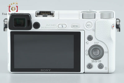 【中古】SONY ソニー α6000 ILCE-6000L ホワイト パワーズームレンズキット 多言語対応
