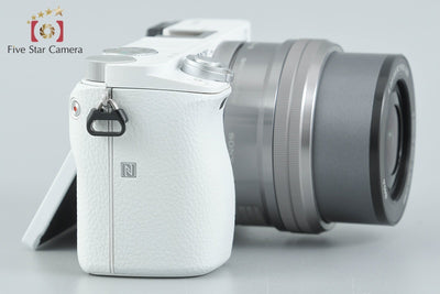 【中古】SONY ソニー α6000 ILCE-6000L ホワイト パワーズームレンズキット 多言語対応