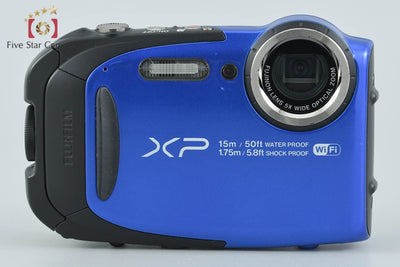 【中古】FUJIFILM 富士フイルム FINEPIX XP80 ブルー コンパクトデジタルカメラ