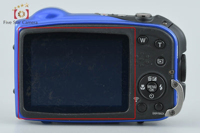 【中古】FUJIFILM 富士フイルム FINEPIX XP80 ブルー コンパクトデジタルカメラ