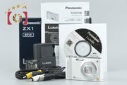 【中古】Panasonic パナソニック LUMIX DMC-ZX1 ホワイト コンパクトデジタルカメラ 元箱付き